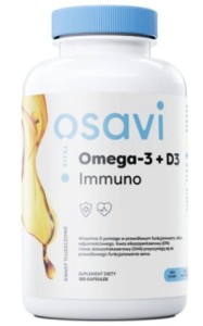 OSAVI Omega-3 + D3 Immuno 180 kapsułek