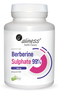 ALINESS Berberine Sulphate 99% 400 mg x 60 vege caps
