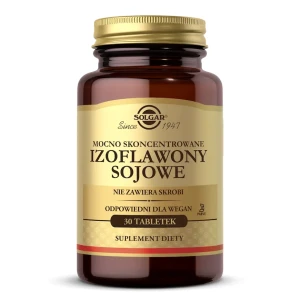 SOLGAR Izoflawony sojowe 30 tabletek