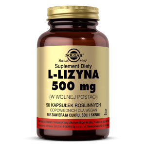 SOLGAR L-Lizyna 500 mg 50 kaps.