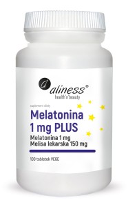 ALINESS Melatonina 1 mg PLUS x 100 tabletek Vege