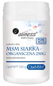 ALINESS MSM Siarka Organiczna 250 g
