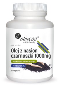 ALINESS Olej z nasion czarnuszki 2% 1000 mg x 60 caps