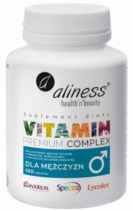 ALINESS Premium Vitamin Complex dla mężczyzn x 120 tabletek VEGE