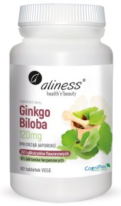 ALINESS Ginkgo Biloba (miłorząb japoński) 120 mg