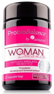 ALINESS ProbioBALANCE, Probiotyk Woman Balance 20 mld 30 kaps.