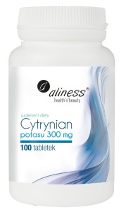 ALINESS Cytrynian Potasu 300 mg x 100 tabletek VEGE