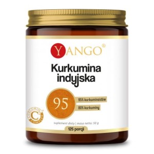 YANGO Kurkumina indyjska - 125 porcji - 50g