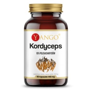 YANGO Kordyceps - ekstrakt 10% polisacharydów - 90 kaps.