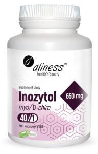 ALINESS Inozytol myo/D-chiro, 40/1, 650 mg x 100 Vege caps
