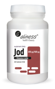 ALINESS Jod (jodek potasu) 200 µg / 400 µg x 200 Vege tabs