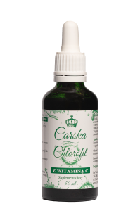 CARSKA Chlorofil z witaminą C w kroplach 50 ml
