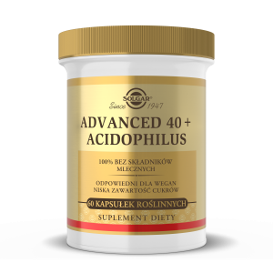 SOLGAR Advanced 40+ Acidophilus 60 kapsułek