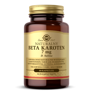 SOLGAR Naturalny Beta-Karoten 7 mg 60 kaps.