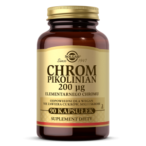 SOLGAR Chrom pikolinian 90 kaps.