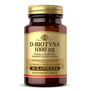 SOLGAR D-Biotyna 1000 mcg 50 kaps.