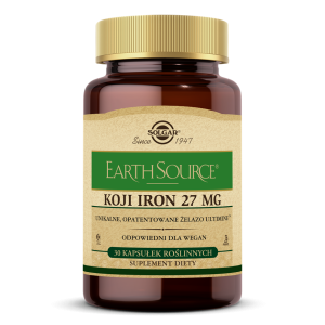 SOLGAR Earth Source Koji Iron 27 mg 30 kaps.