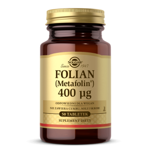 SOLGAR Folian Metafolin 400 mcg 50 tab.