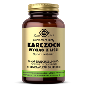 SOLGAR Karczoch Wyciąg z Liści 60 kaps.