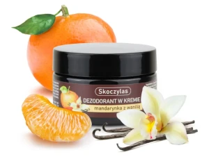 SKOCZYLAS Dezodorant w kremie mandarynka z wanilią (bez aluminium) - 60 ml