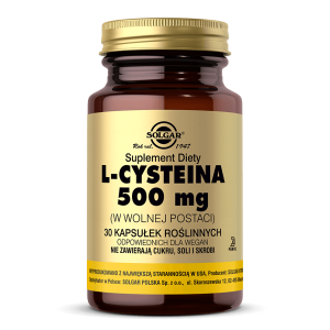 SOLGAR L-Cysteina 500 mg 30 kaps.