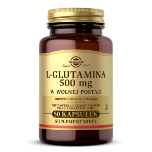 SOLGAR L-Glutamina 500 mg 50 kaps.