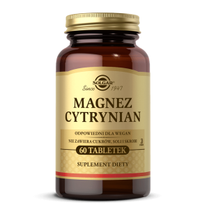 SOLGAR Magnez Cytrynian 60 tab.