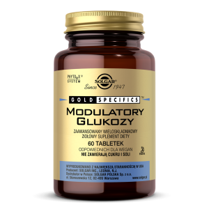 SOLGAR Modulatory Glukozy 60 tabletek