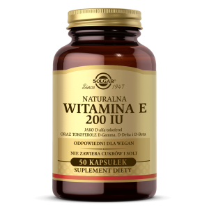 SOLGAR Naturalna Witamina E 200 IU 50 kaps.