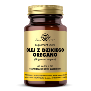 SOLGAR Olej Z Dzikiego Oregano 60 kaps.