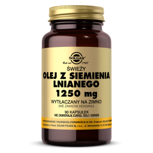 SOLGAR Olej z siemienia lnianego 1250 mg 90 kaps.