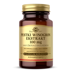 SOLGAR Pestki Winogron Ekstrakt 100 mg 30 kaps.