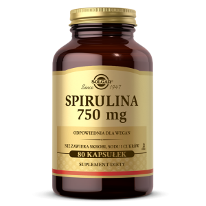 SOLGAR Spirulina 750 mg 80 kaps.
