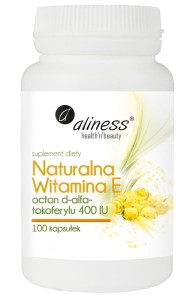 ALINESS Naturalna Witamina E, 100 kapsułek