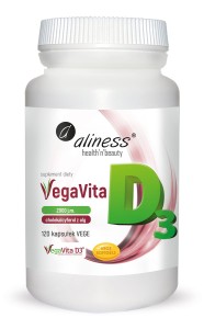 ALINESS Naturalna witamina D3 z alg VEGAN 2000 j.m. 