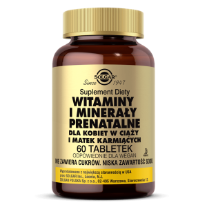 SOLGAR Witaminy Minerały Prenatalne 60 tab.
