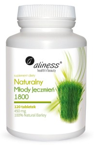 ALINESS Naturalny Młody Jęczmień 1800 120 tabletek