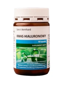 SANCT BERNHARD Kwas hialuronowy 90 kaps. - 500 mg
