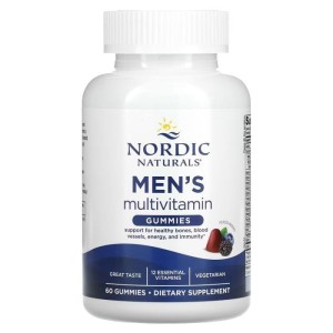 NORDIC NATURALS Żelki multiwitaminowe dla mężczyzn, Mieszane Jagody - 60 żelek