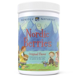 NORDIC NATURALS Multiwitamina naturalny pomarańczowo-cytrusowy smak dla dzieci i dorosłych 200 żelków