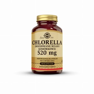 SOLGAR Chlorella 520 mg 100 kaps.