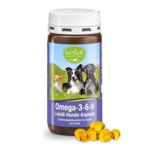 TIERLIEB Omega 3-6-9 dla psów 180 kaps.