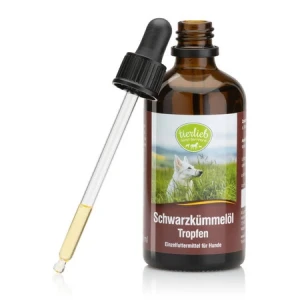 TIERLIEB Olej z czarnuszki dla psów 100 ml - krople