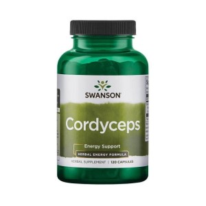 SWANSON Grzyb Kordyceps (Cordyceps) 600 mg 120 kaps.