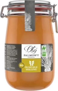 ÖLMÜHLE SOLLING Bio czerwony olej palmowy 1000 ml - Naturland Fair, nierafinowany
