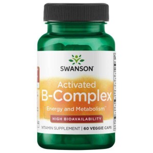 SWANSON Activated B-Complex - witamina B Complex 60 kapsułek