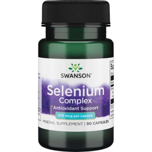 SWANSON Selenium Complex Chelat Selen Kompleks 200µg 90 kaps