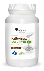 ALINESS Nattokinase NSK-SD® 100 mg x 60 Vege Caps