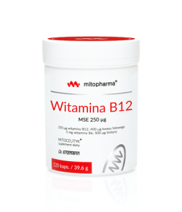 DR ENZMANN Witamina B12 MSE 250 µg 120 kaps.