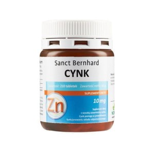 SANCT BERNHARD Cynk 210 tabl. - 10 mg